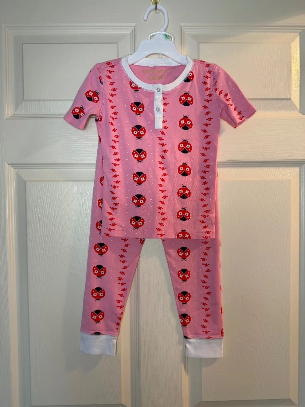 The Beaufort Bonnet Company Two-Piece Ladybug Pajama sleepwear set